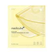 MEDICUBE Kojic Acid Turmeric Brightening Gel Mask hidrogelinė veido kaukė