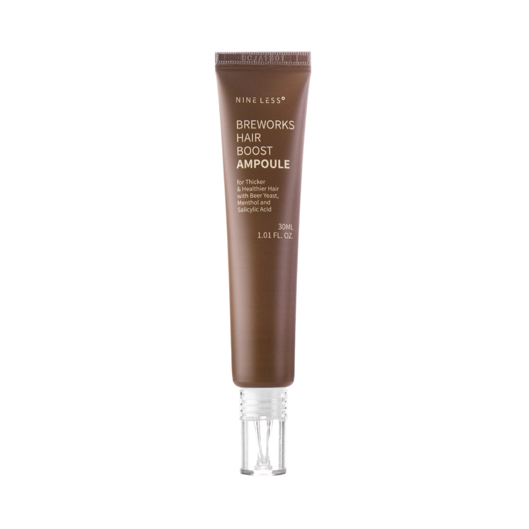 Nine Less Breworks Hair Boost Ampoule plaukų augimą skatinanti ampulė