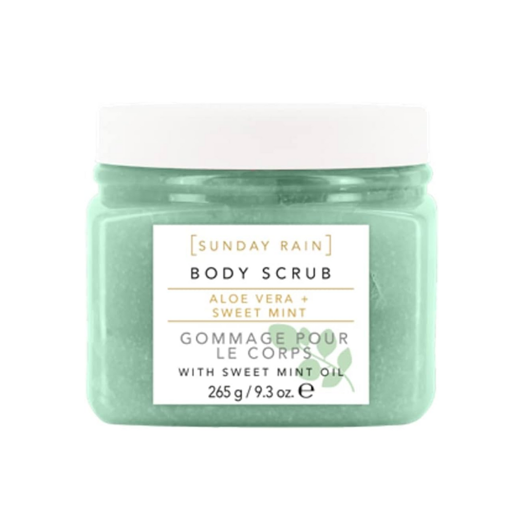 Sunday Rain Aloe & Sweet Mint Scrub kūno šveitiklis