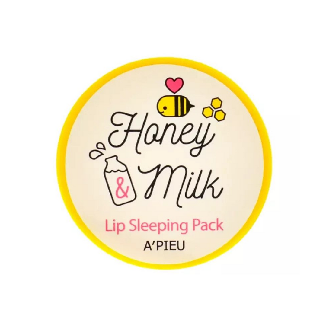 APIEU Honey & Milk Lip Sleeping Pack naktinė lūpų kaukė