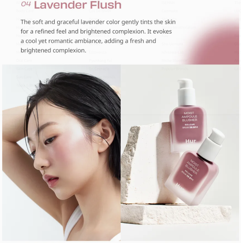 HOUSE OF HUR Moist Ampoule Blusher skaistalai (įvairių spalvų)