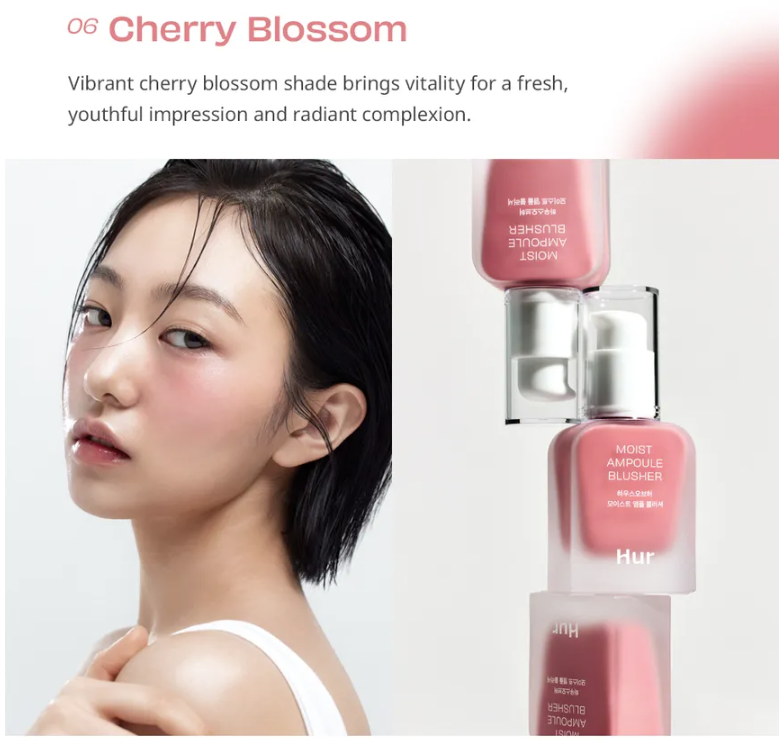 HOUSE OF HUR Moist Ampoule Blusher skaistalai (įvairių spalvų)
