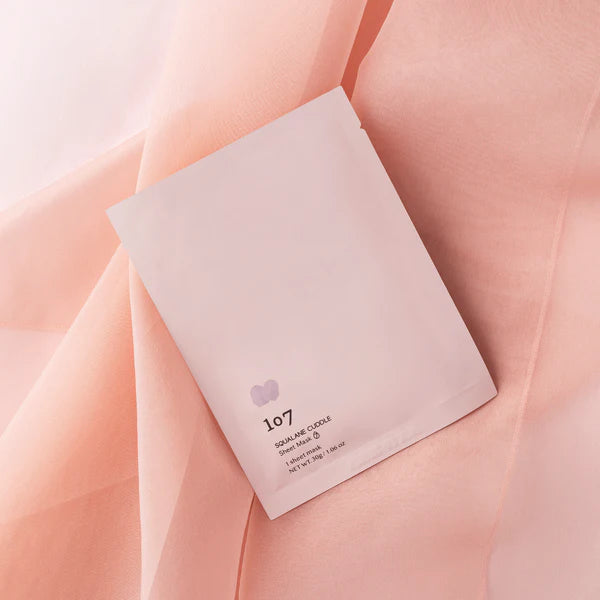 107 Squalane Cuddle Sheet Mask lakštinė veido kaukė