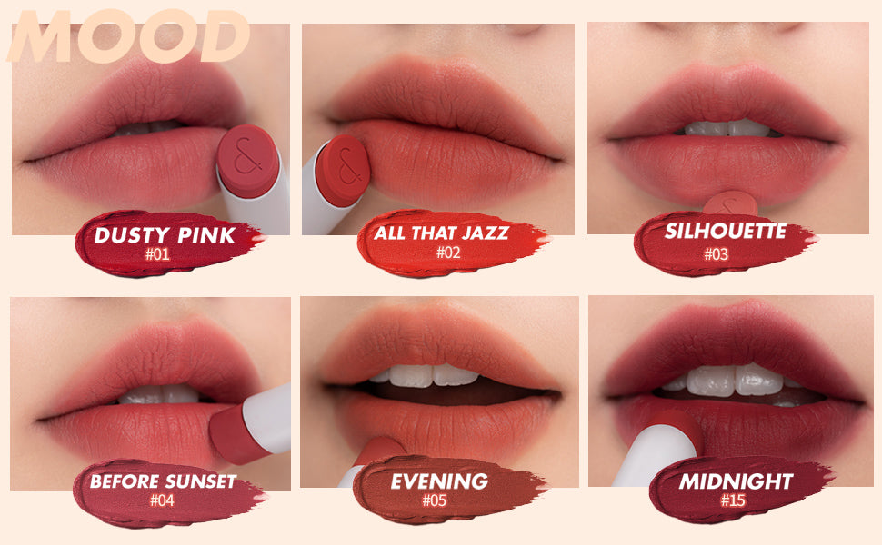 ROMAND Zero Matte Lipstick lūpų dažai