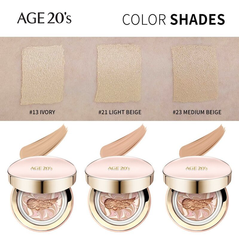 AGE20s Signature Essence Cover Pact Moisture plus Refill makiažo pagrindas / kušonas