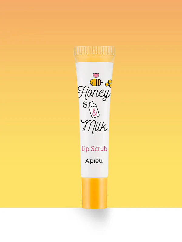 APIEU Honey & Milk Lip Scrub lūpų šveitiklis