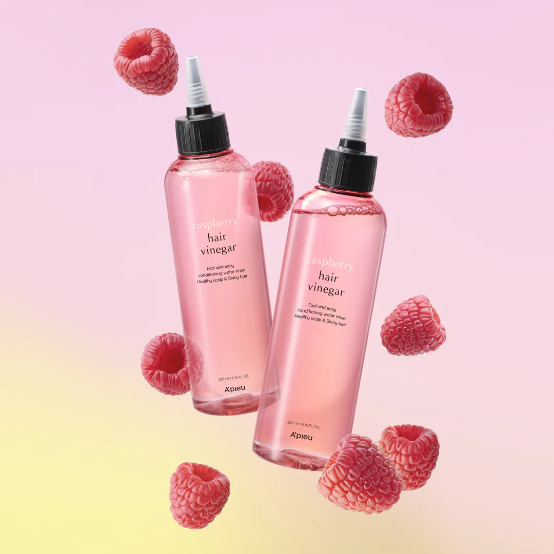 APIEU Raspberry Hair Vinegar plaukų actas