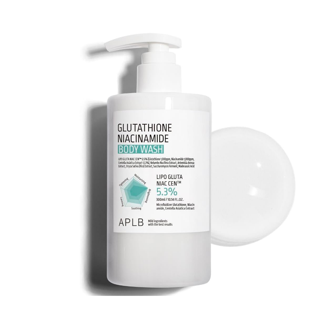 APLB Glutathione Niacinamide Body Wash kūno prausiklis