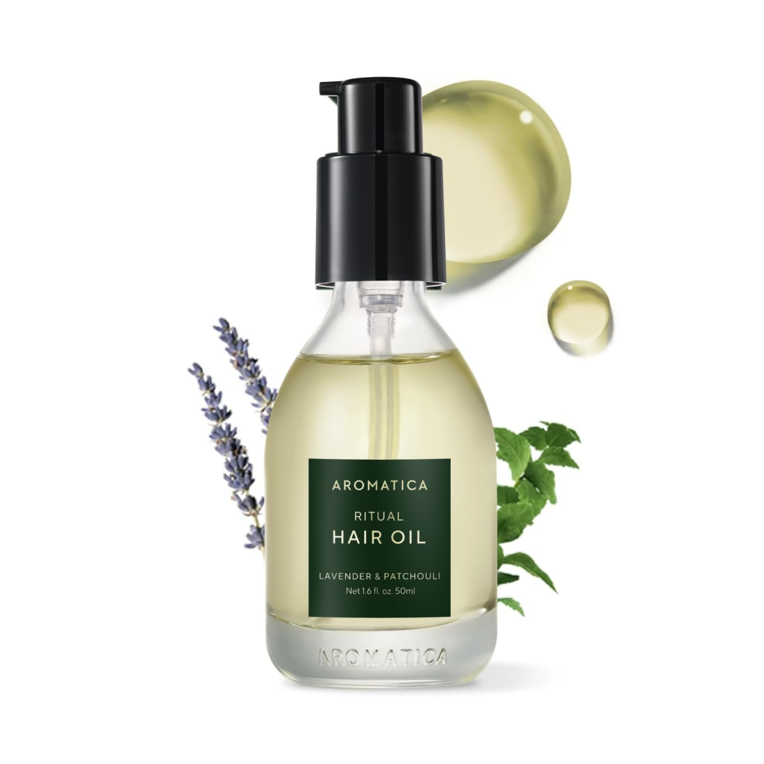 AROMATICA Ritual Hair Oil Lavender & Patchouli plaukų aliejus