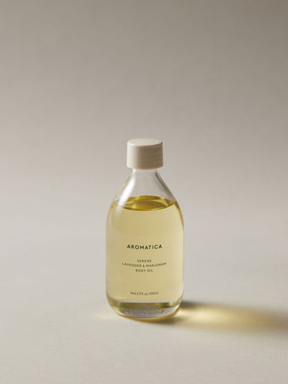 AROMATICA Serene Body Oil Lavender &amp; Marjoram kūno aliejus