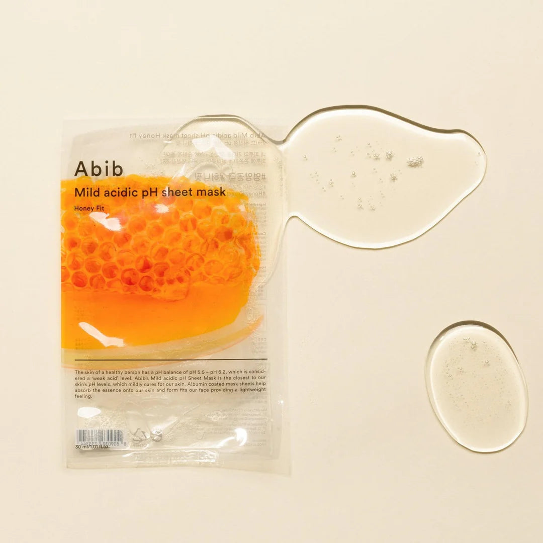 Abib Mild Acidic pH Sheet Mask Honey Fit veido kaukė