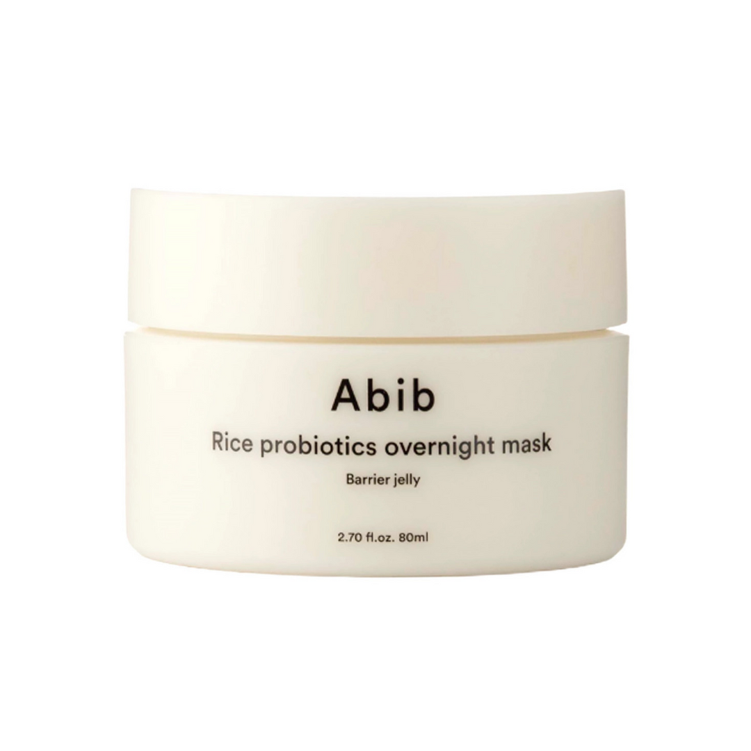 Abib Rice Probiotics Overnight Mask Barrier Jelly naktinė veido kaukė