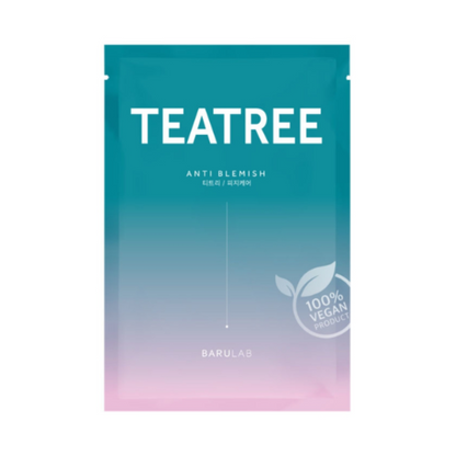 BARULAB The Clean Vegan TEATREE Mask lakštinė veido kaukė