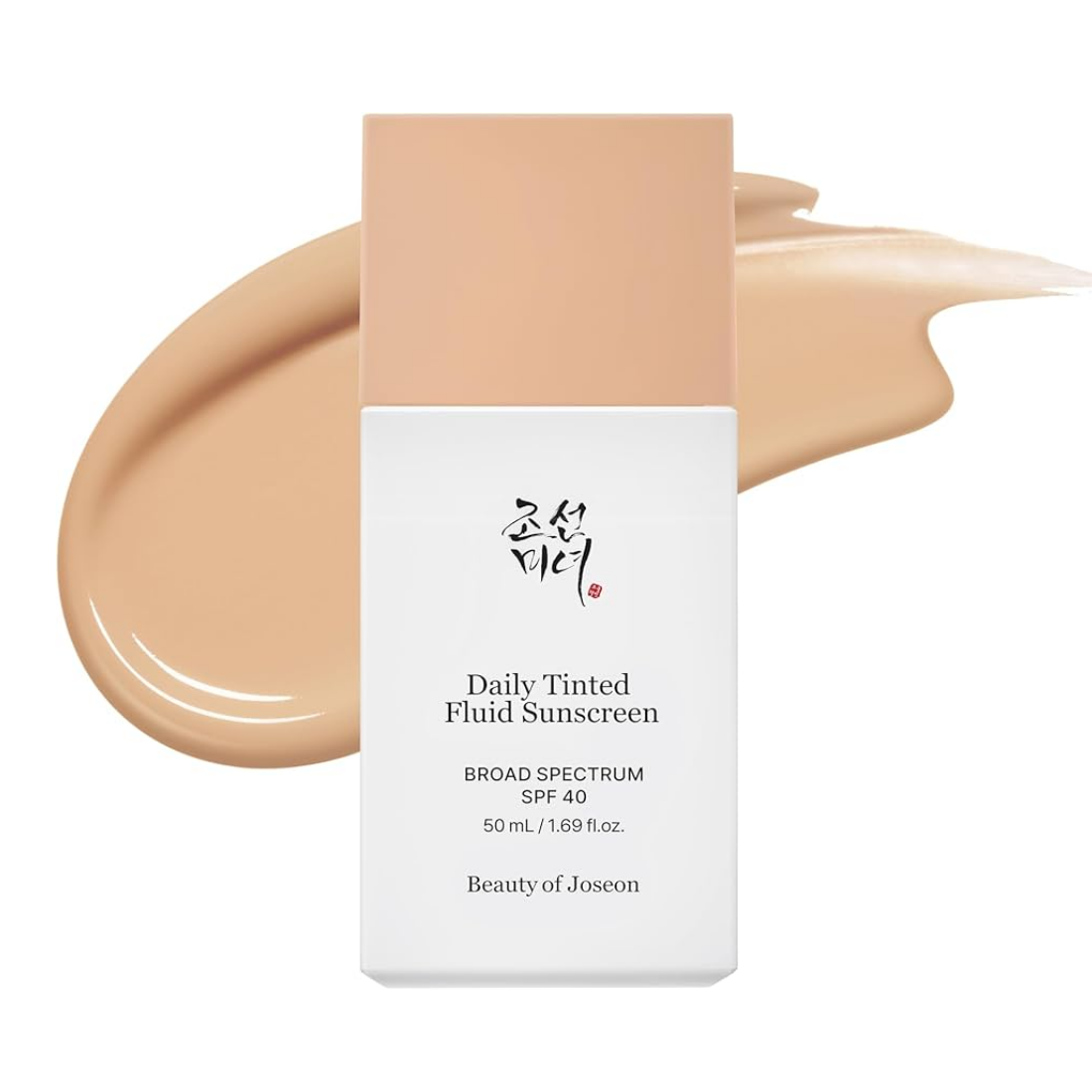 BEAUTY OF JOSEON Daily Tinted Fluid Sunscreen apsauga nuo saulės su spalva