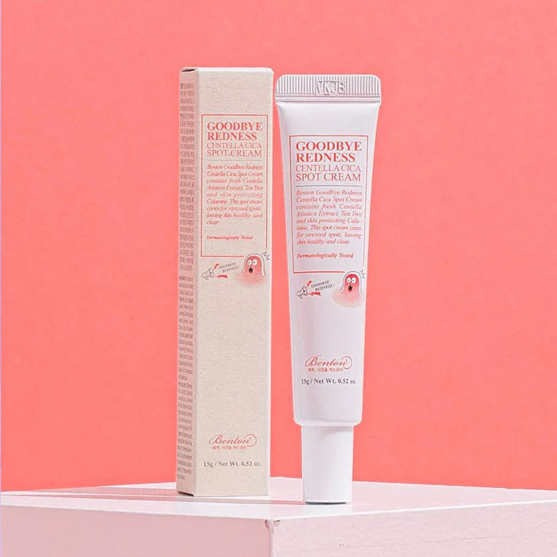 BENTON Goodbye Redness Centella Spot Cream priemonė nuo spuogų