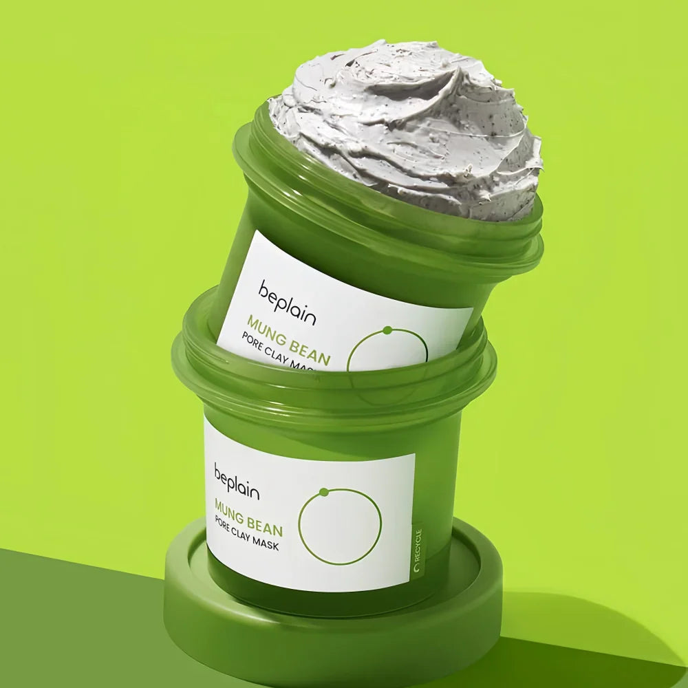 BEPLAIN Mung Bean Pore Clay Mask veido kaukė