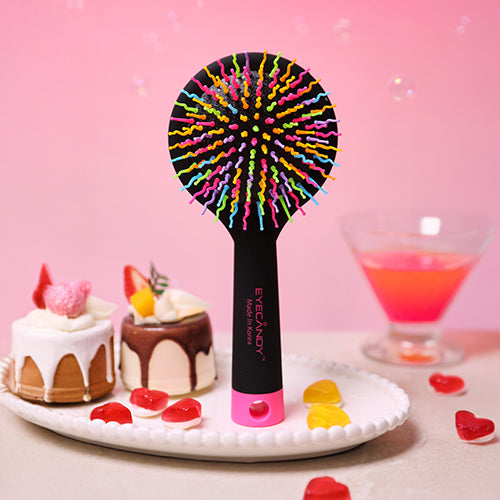 EYECANDY Rainbow Volume S Brush Medium plaukų šepetys