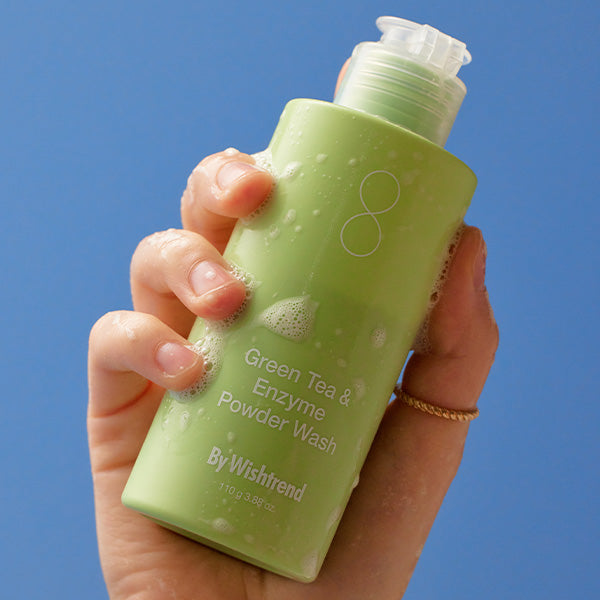 By Wishtrend Green Tea & Enzyme Powder Wash enziminis veido prausiklis