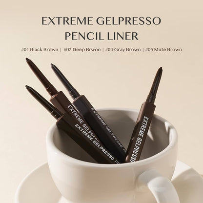 CLIO Extreme Gelpresso Pencil Liner akių pravedimas