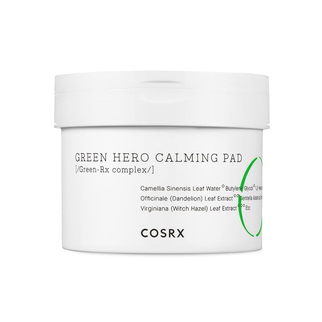 COSRX One Step Green Hero Calming Pad raminamieji veido padeliai