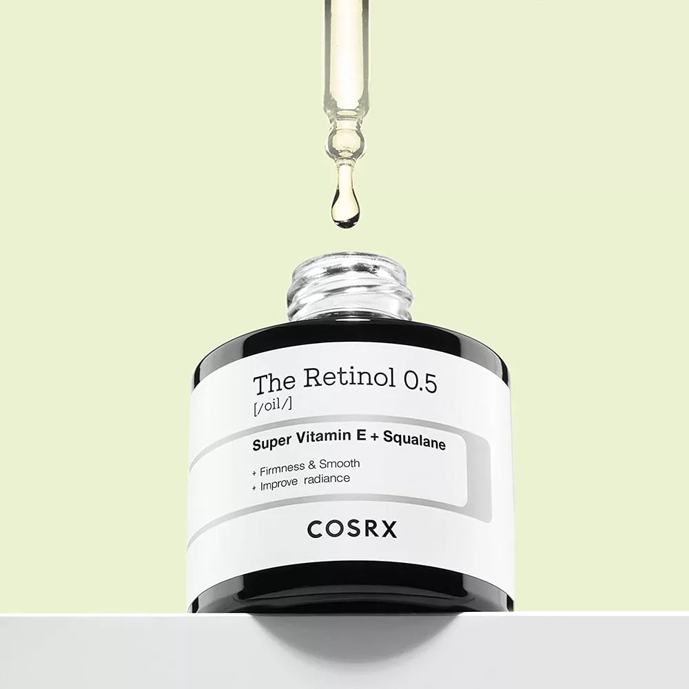 COSRX The Retinol 0.5 Oil aliejinis veido serumas su retinoliu