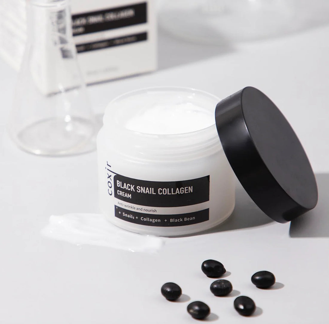 COXIR Black Snail Collagen Cream veido kremas