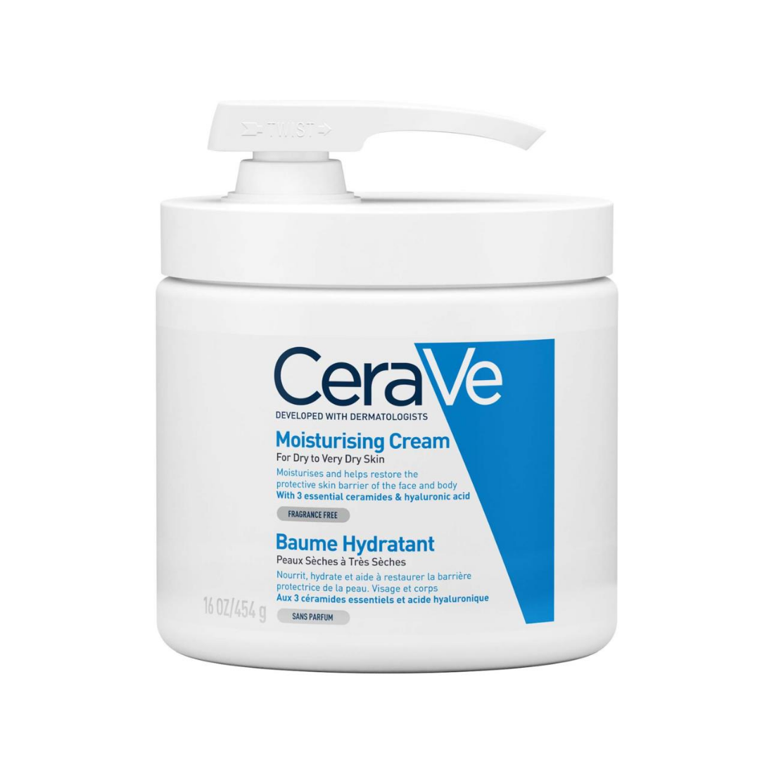 CeraVe Moisturizing Cream veido ir kūno kremas