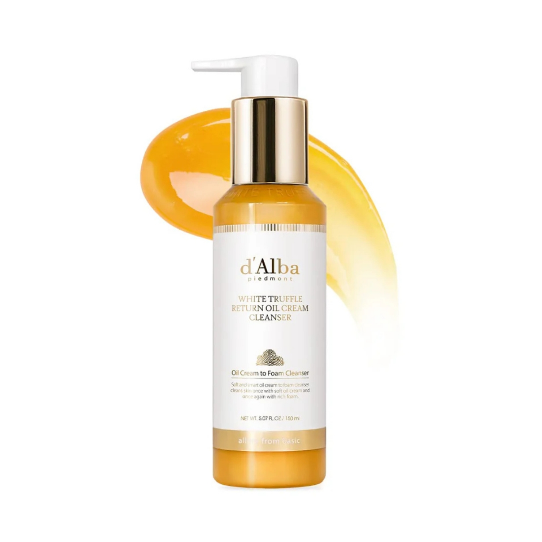 DALBA White Truffle Return Oil Cream Cleanser aliejinis veido prausiklis