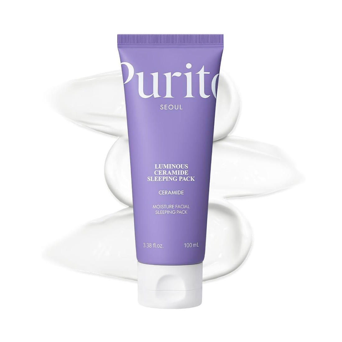 PURITO SEOUL Luminous Ceramide Sleeping Pack naktinė veido kaukė