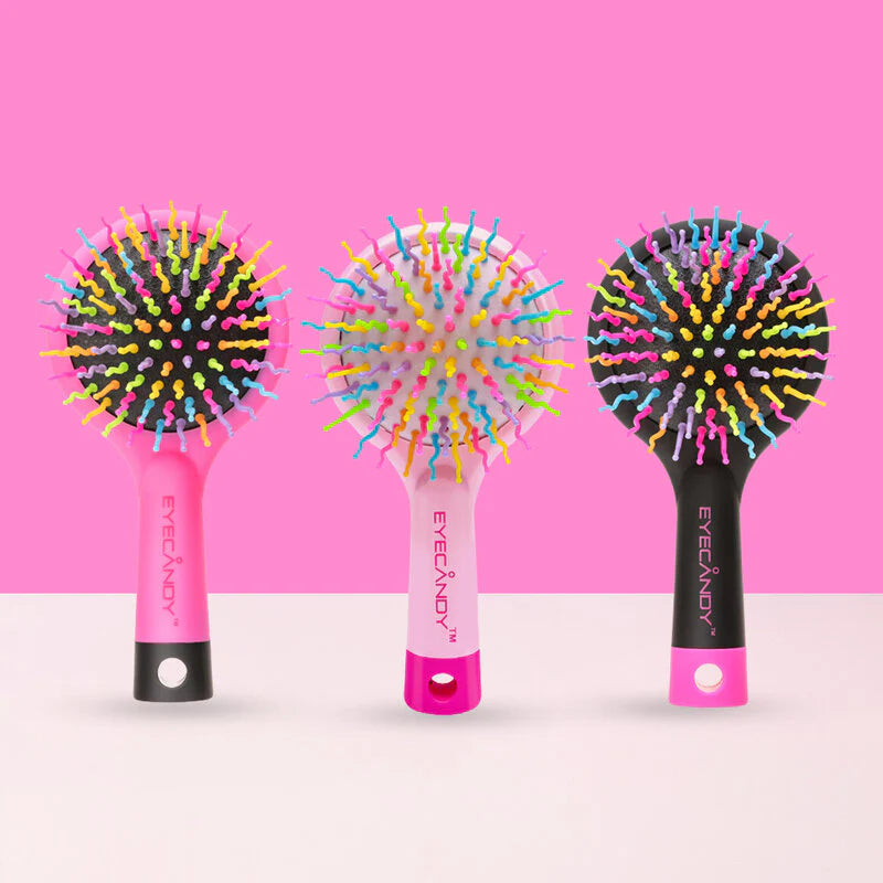 EYECANDY Rainbow Volume S Brush Medium plaukų šepetys