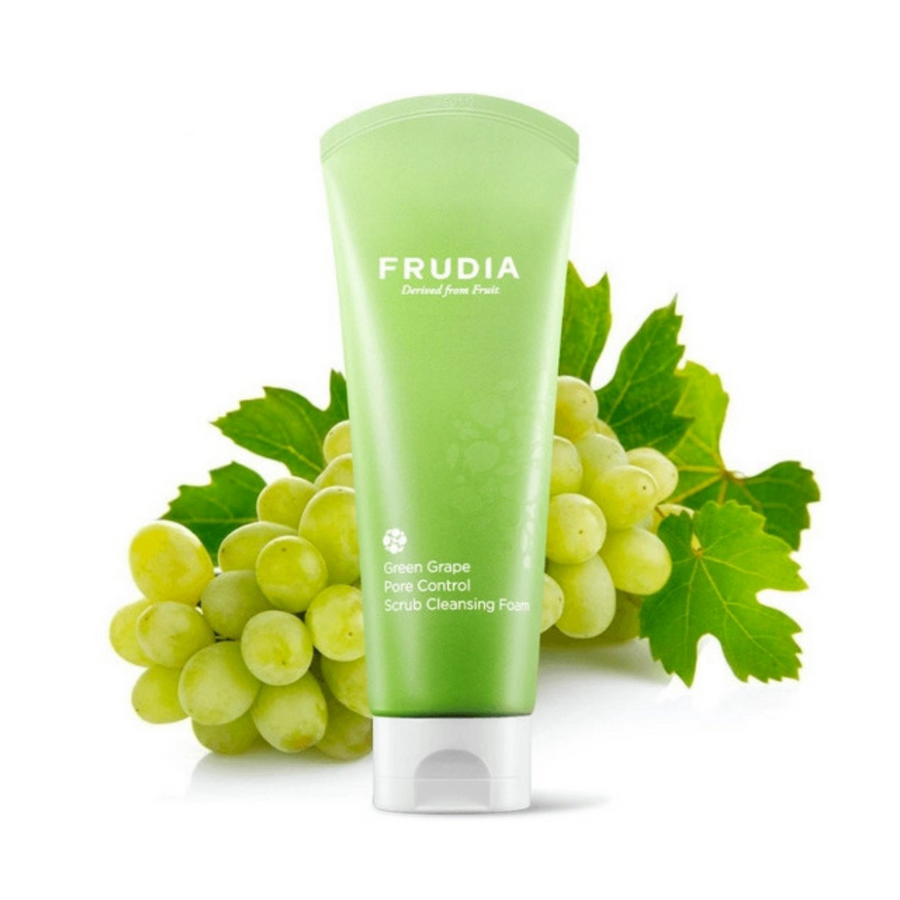 FRUDIA Green Grape Pore Control Scrub Cleansing Foam veido prausiklis