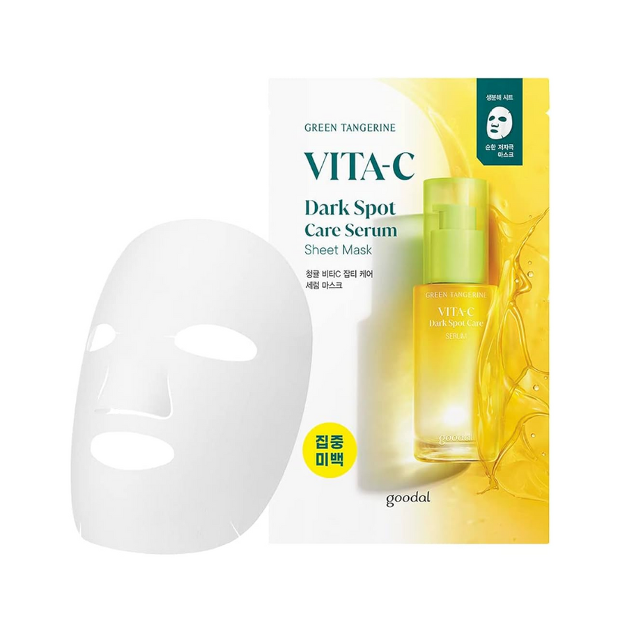 Goodal Green Tangerine Vita C Dark Spot Care Serum Mask kaukė