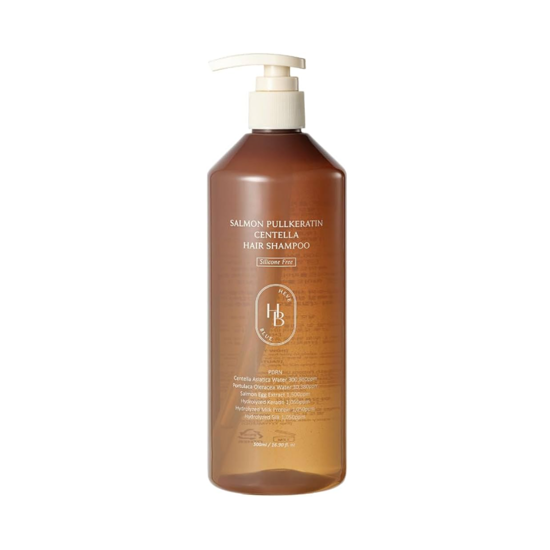 HEVEBLUE Salmon Pullkeratin Centella Hair Shampoo plaukų šampūnas
