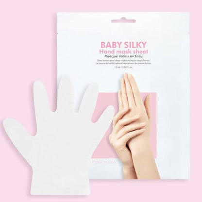 HOLIKA HOLIKA Baby Silky Hand Mask Sheet Rankų kaukė