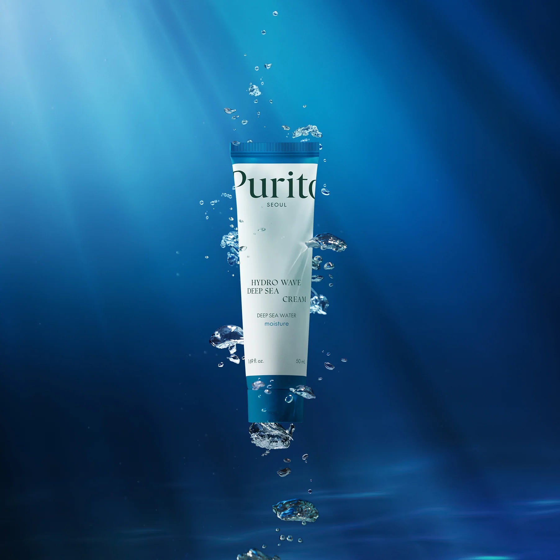 PURITO Hydro Wave Deep Sea Cream veido kremas