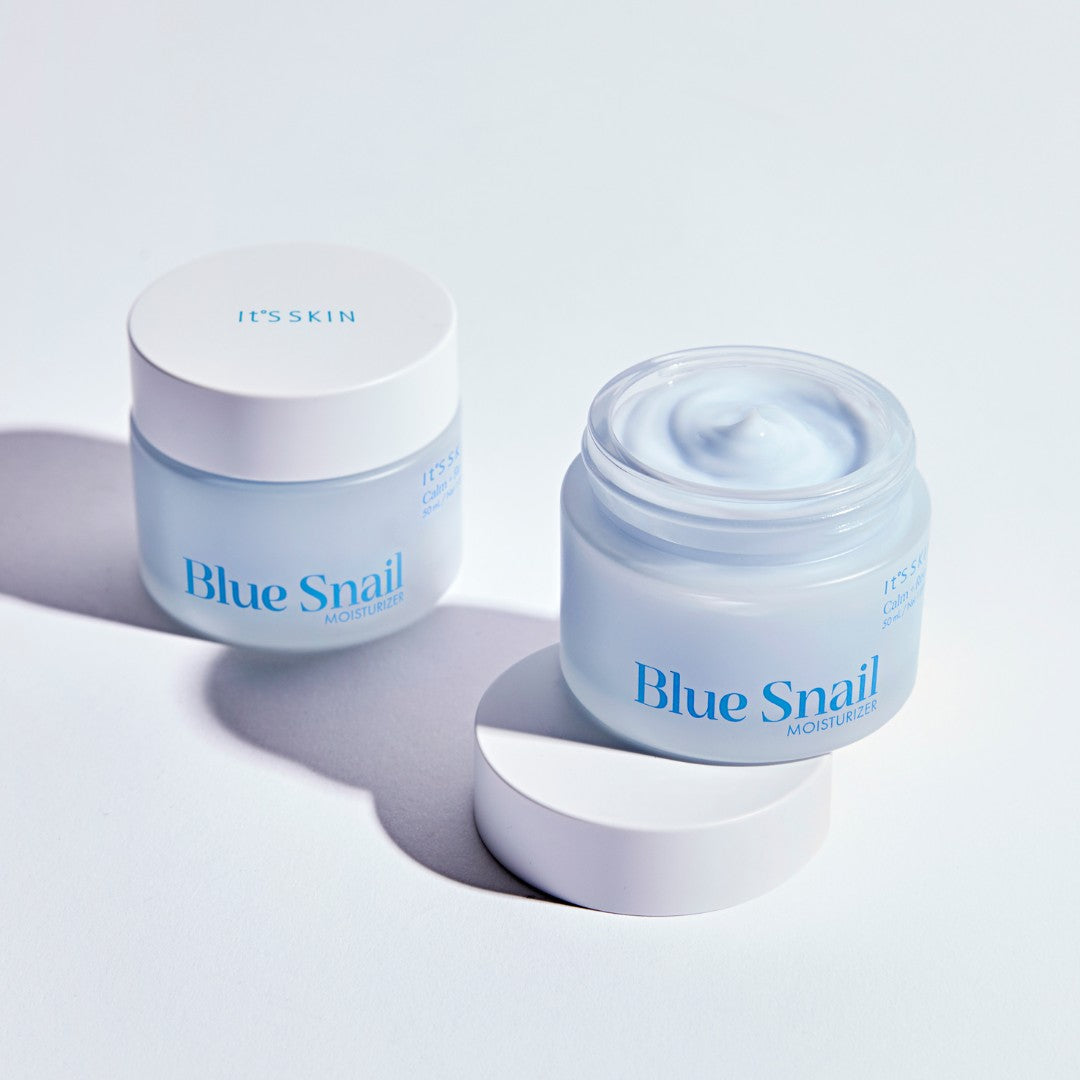 IT'S SKIN Blue Snail Moisturizer veido kremas su sraigių mucinu