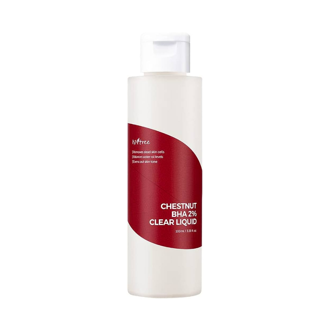 Isntree Chestnut BHA 2% Clear Liquid šveičiamoji odos priežiūros priemonė