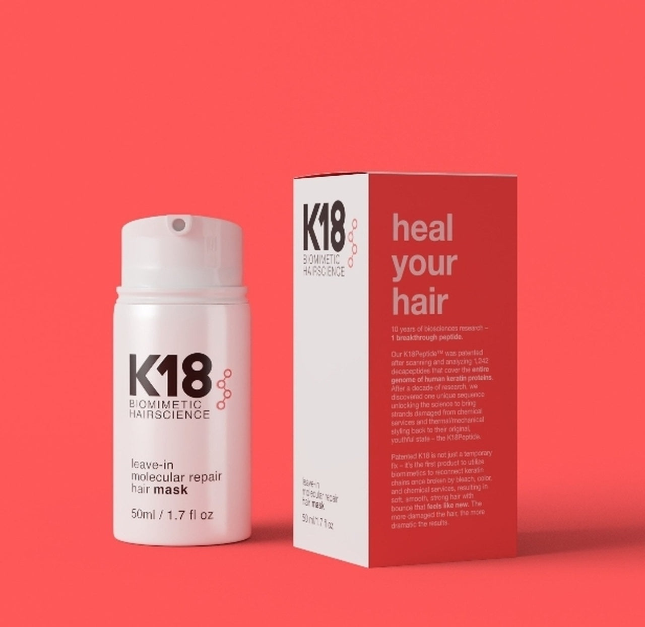 K18 Leave-in Molecular Repair Hair Mask plaukų kaukė