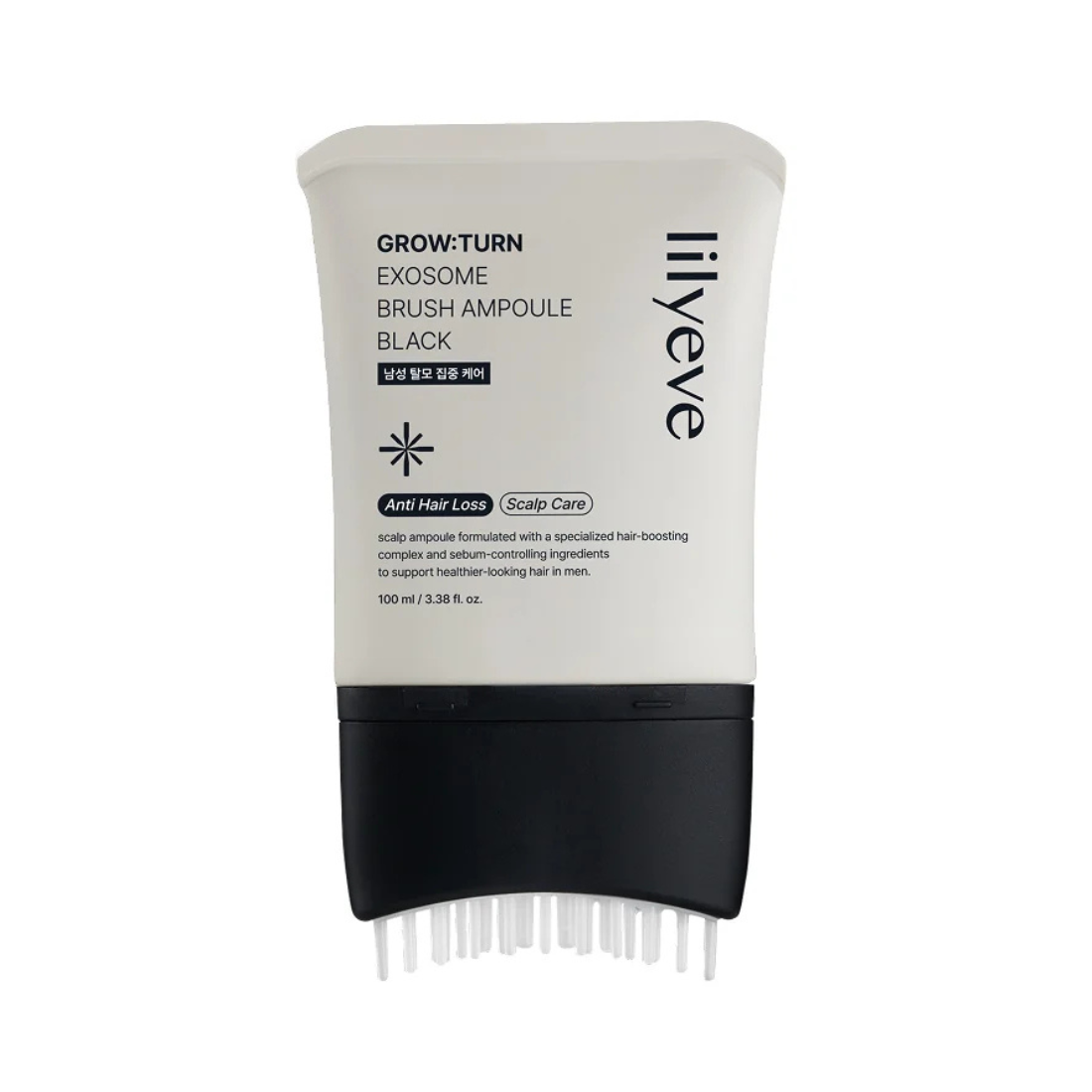 LILYEVE Grow:Turn Exosome Brush Ampoule Prime galvos odos ampulė vyrams
