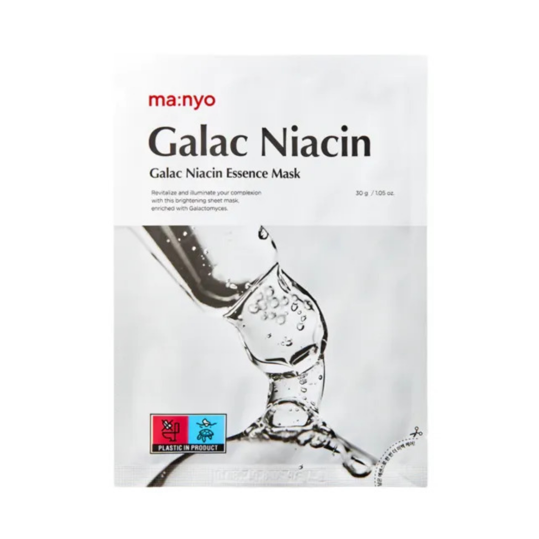 MANYO Galac Niacin Essence Mask lakštinė veido kaukė