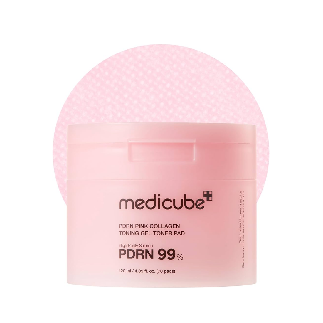 MEDICUBE PDRN Pink Collagen Toning Gel Toner Pad veido padeliai