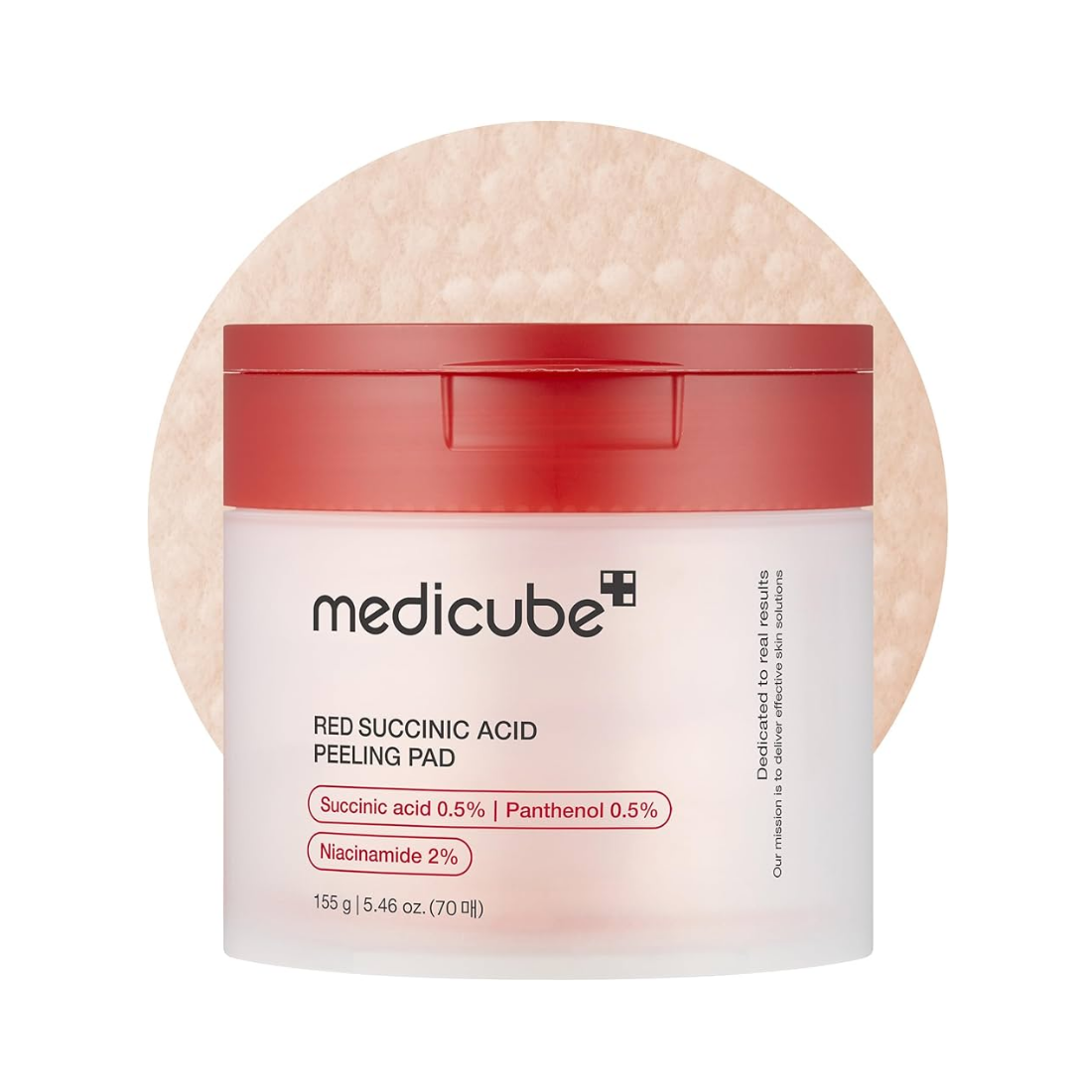 MEDICUBE Red Succinic Acid Peeling Pad veido padeliai