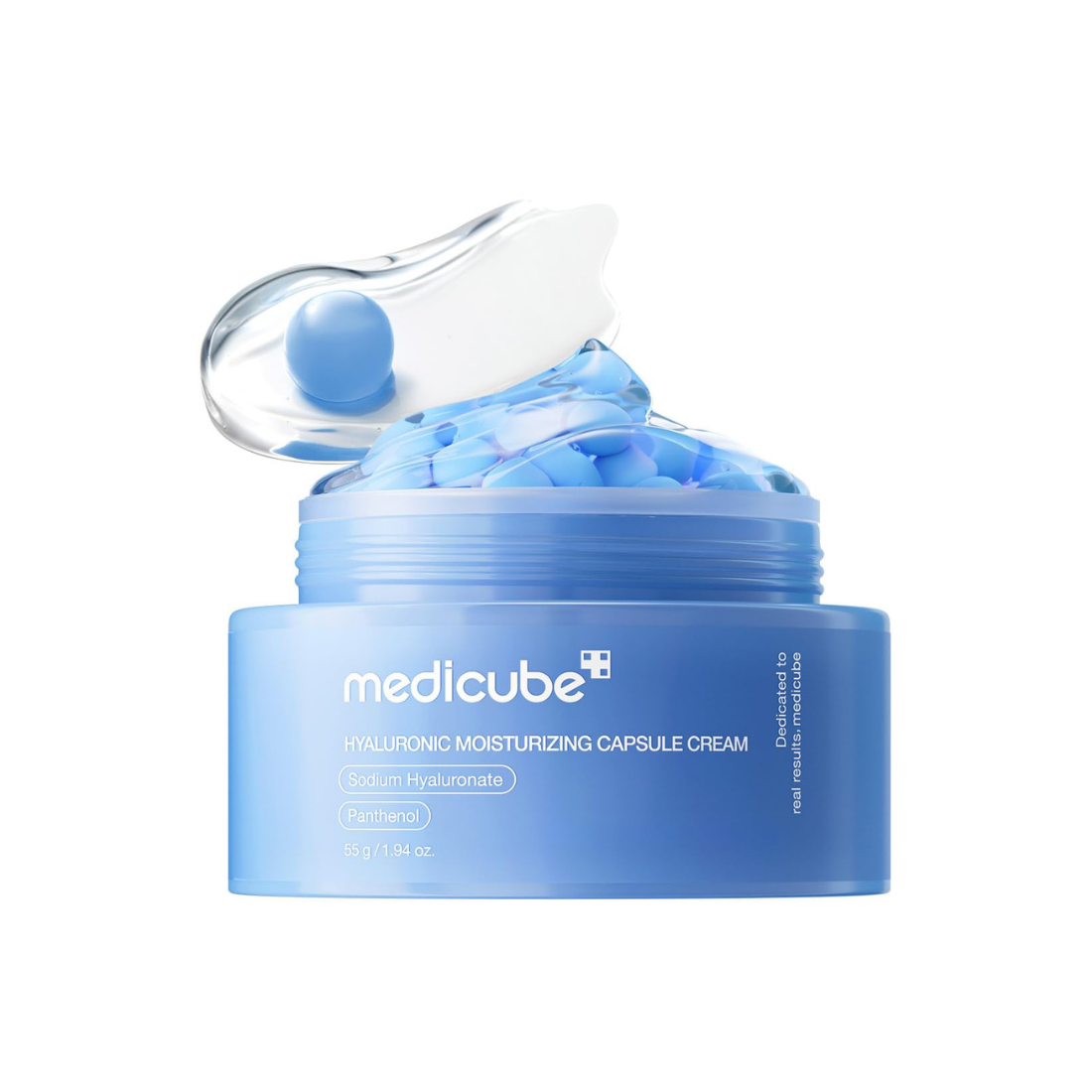 MEDICUBE Hyaluronic Moisturizing Capsule Cream veido kremas