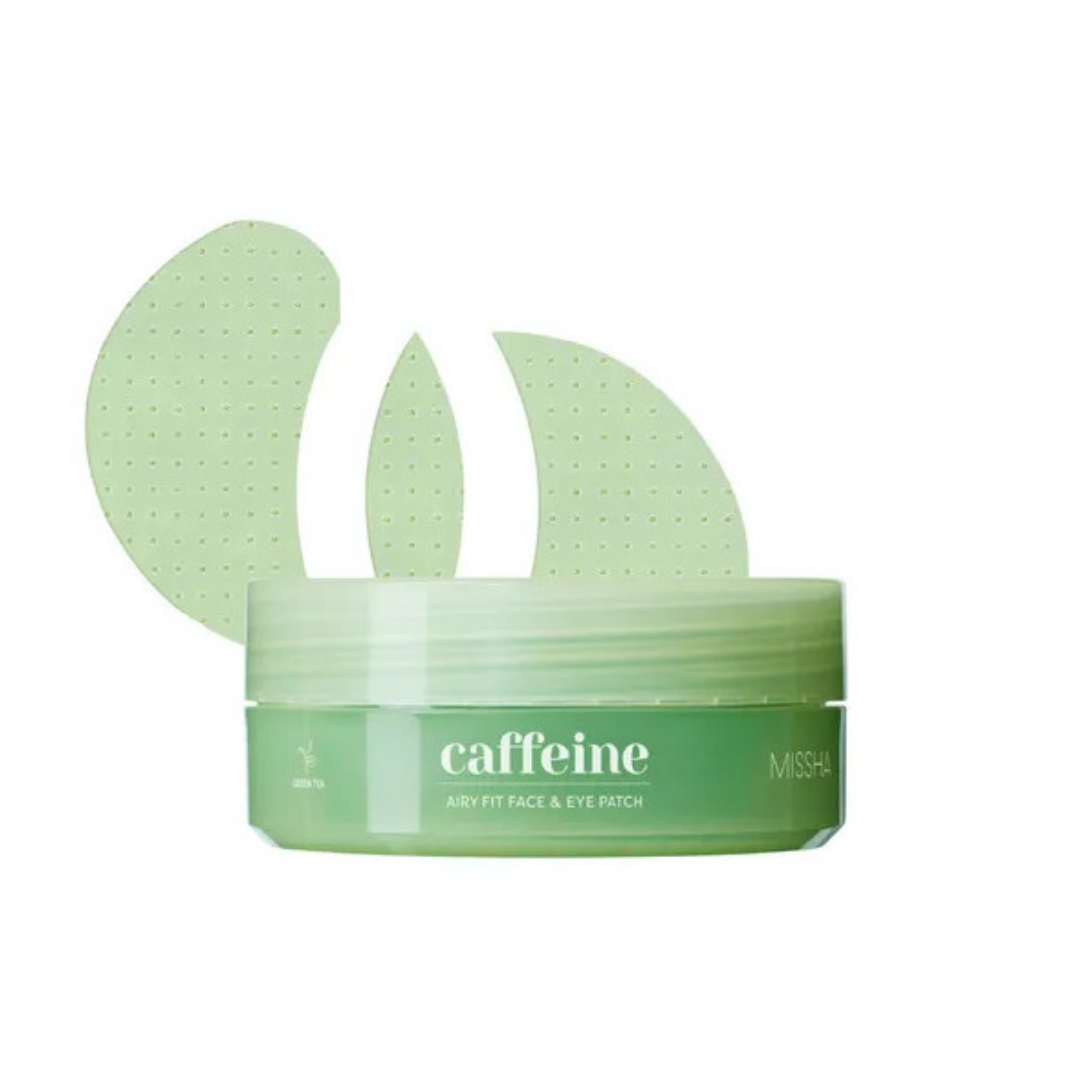 MISSHA Airy Fit Caffeine Depuffing Face & Eye Patch veido ir paakių pagalvėlės
