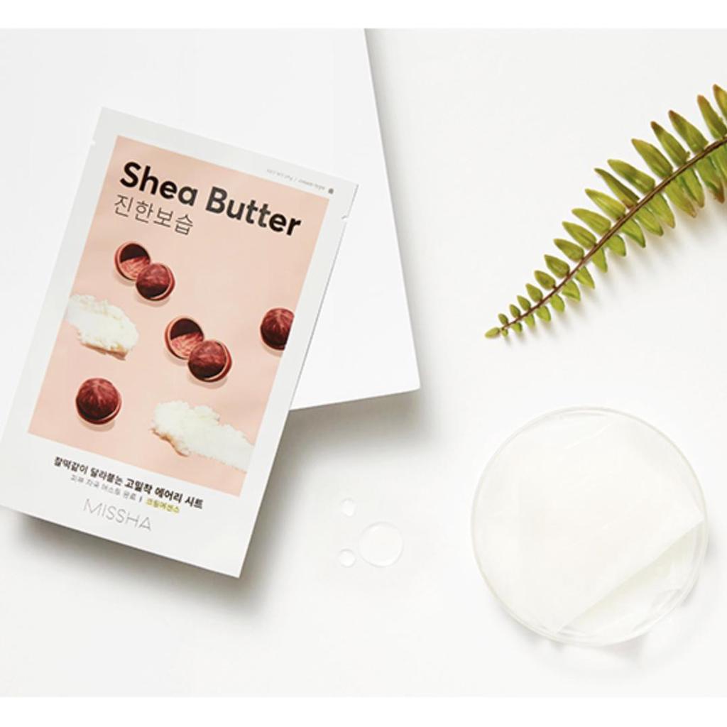 MISSHA Airy Fit Shea Butter Sheet Mask Lak tin Veido Kauk Rossi lt missha-airy-fit-shea-butter-sheet-mask-lak-tin-veido-kauk-rossi-lt