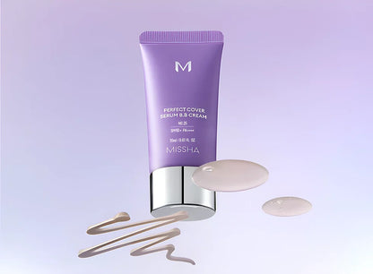 MISSHA M Perfect Cover Serum BB Cream lengvas makiažo pagrindas