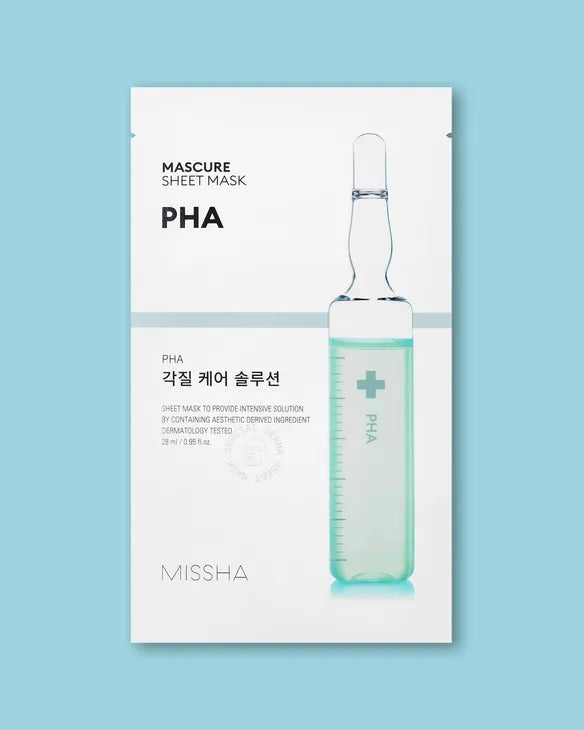 MISSHA Mascure Peeling Solution Sheet Mask lakštinė veido kaukė su PHA