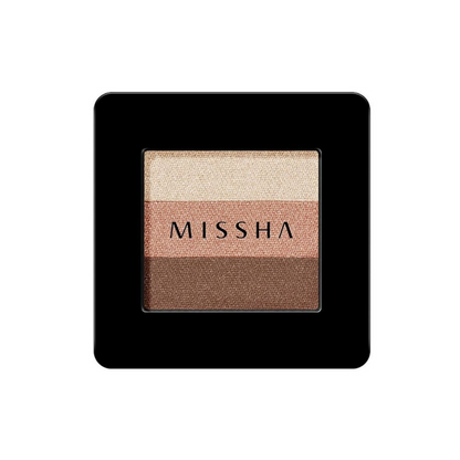 MISSHA Triple Shadow 3-jų spalvų akių šešėlių paletės (skirtingų variantų)