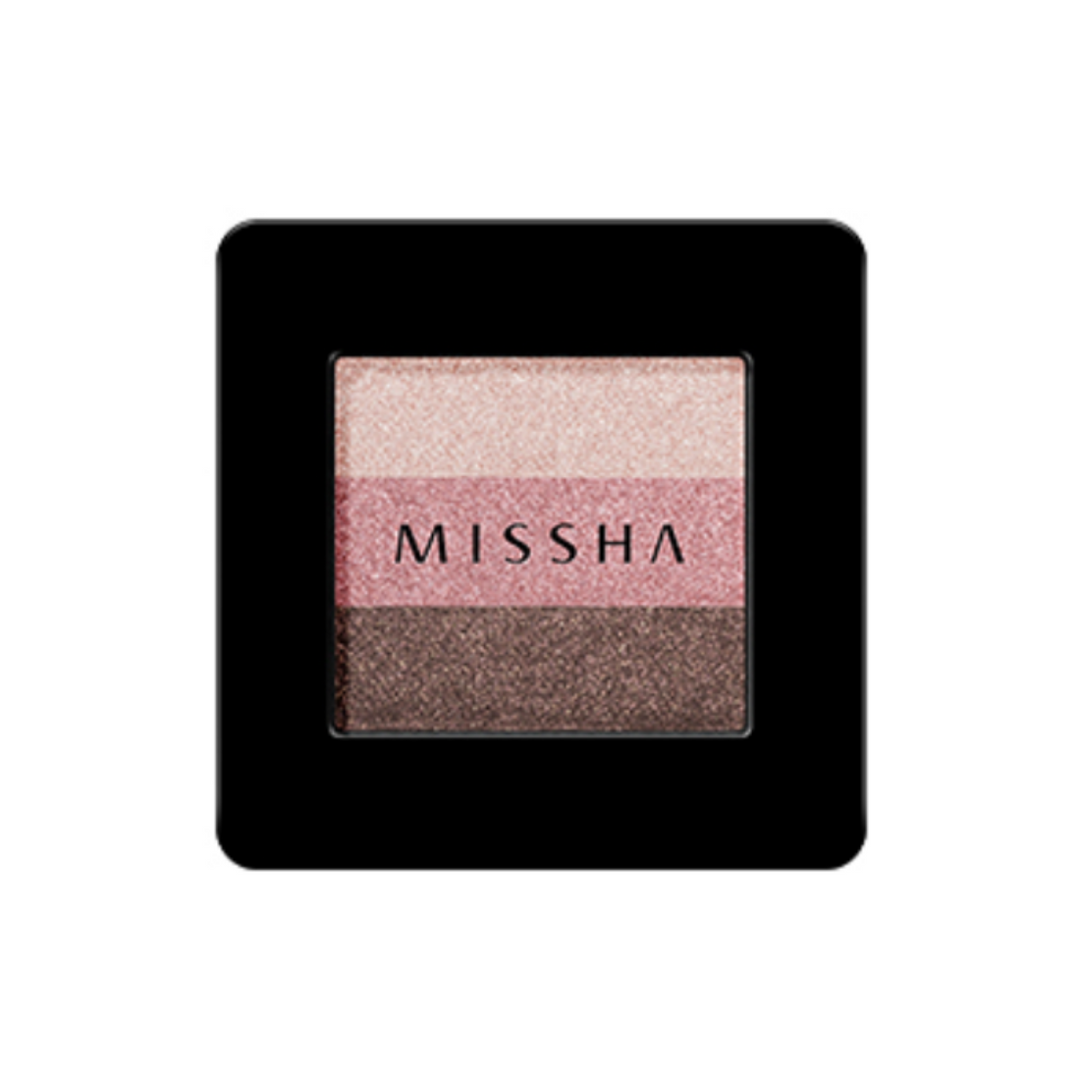 MISSHA Triple Shadow 3-jų spalvų akių šešėlių paletės (skirtingų variantų)