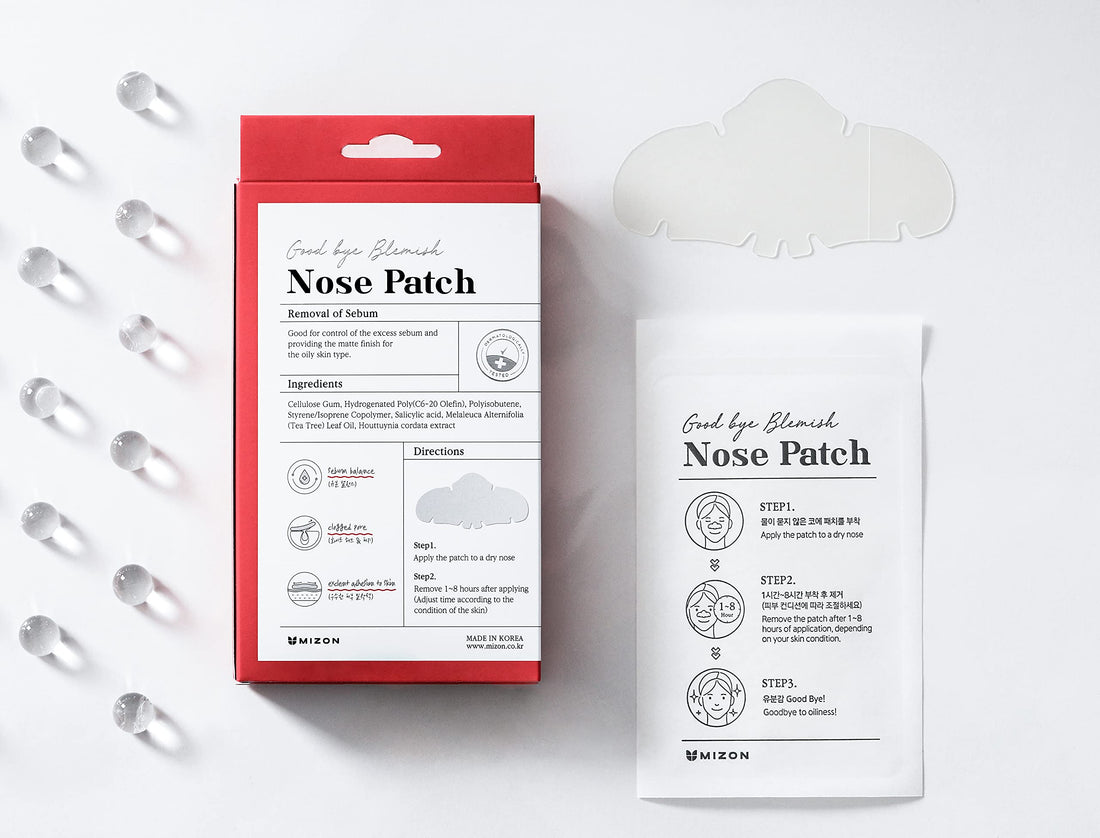 MIZON Good Bye Blemish Nose Pack valomieji nosies pleistrai